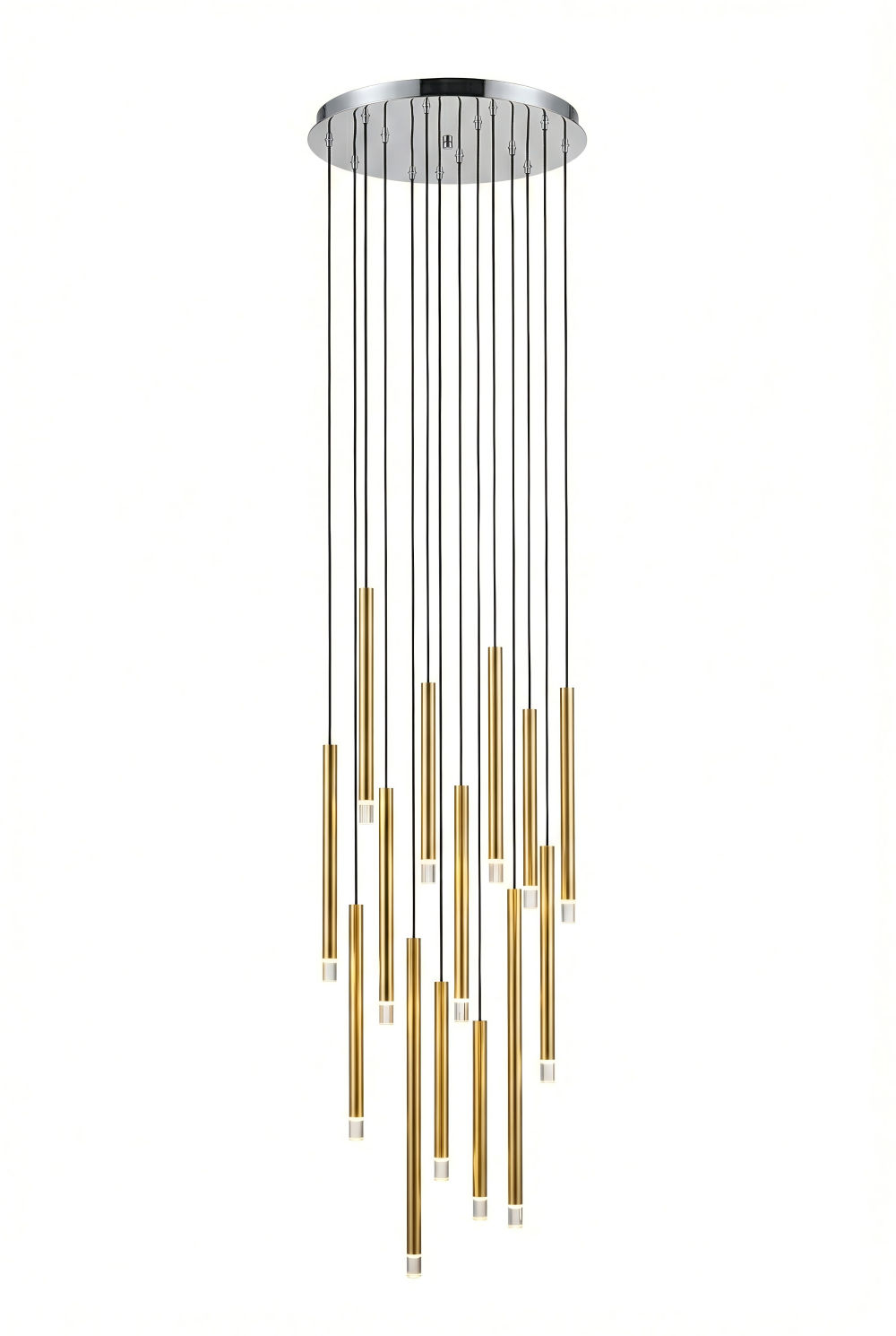 Cluster Tube Pendant Light | Hand-Blown Glass LED | Aurorae