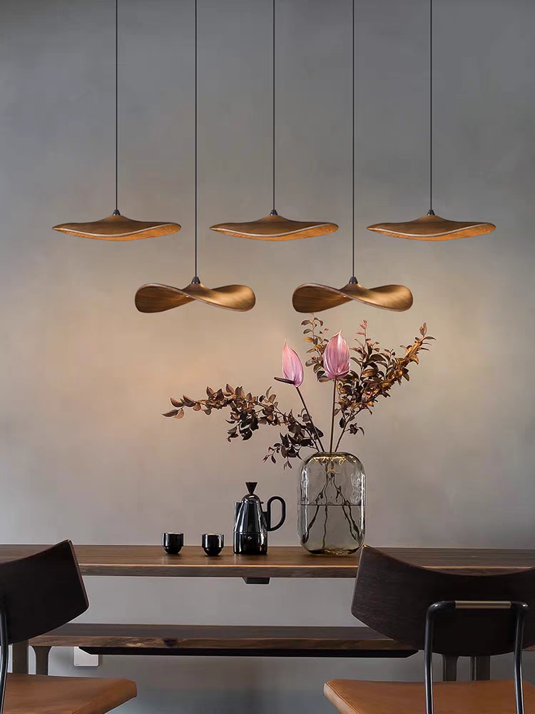 Wooden Shade Chandelier