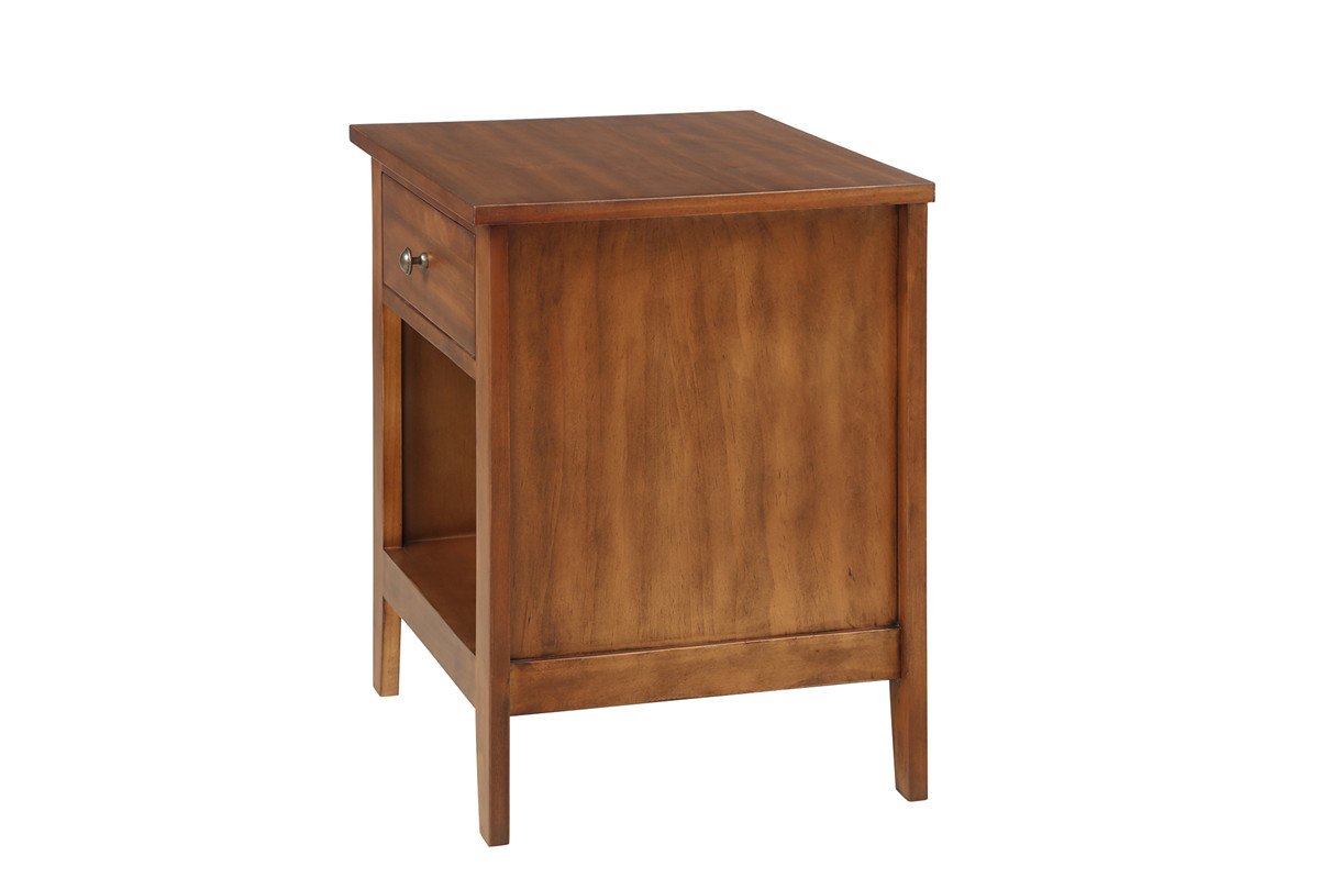 1 Drawer Nightstand Solid Wood | Traditional Design