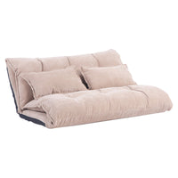 Thumbnail for Adjustable Foldable Modern Leisure Sofa Bed Video Gaming Sofa with Two Pillows