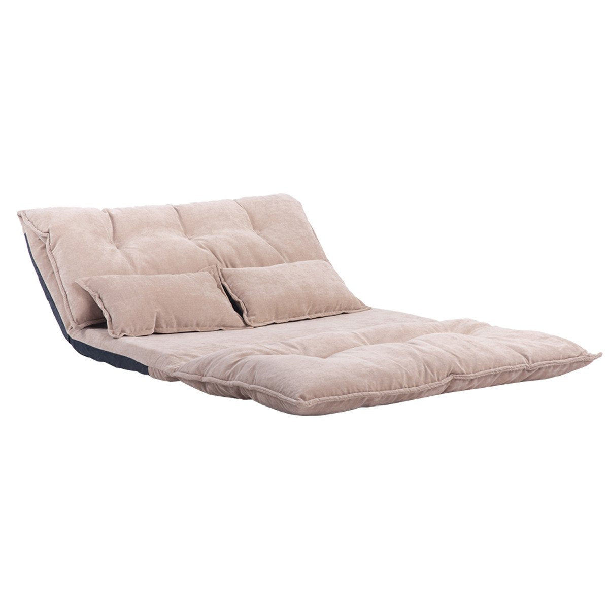 Adjustable Folding Lazy Sofa Floor Chaise Lounge Chair Futon with