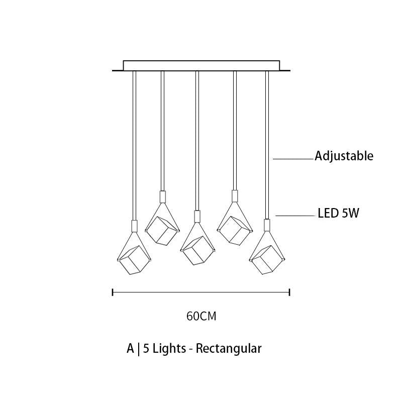Angel Crystal Pendant Light | Staircase LED | Aurorae