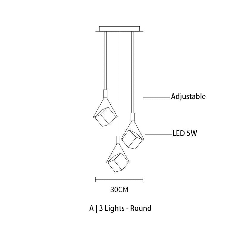 Angel Crystal Pendant Light | Staircase LED | Aurorae