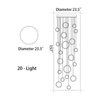 Thumbnail for Asymmetrical LED Chandelier