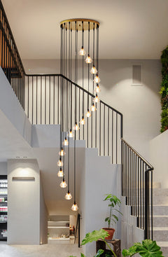 Staircase lighting ideas chandeliers