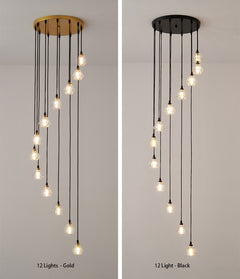 Modern staircase lighting