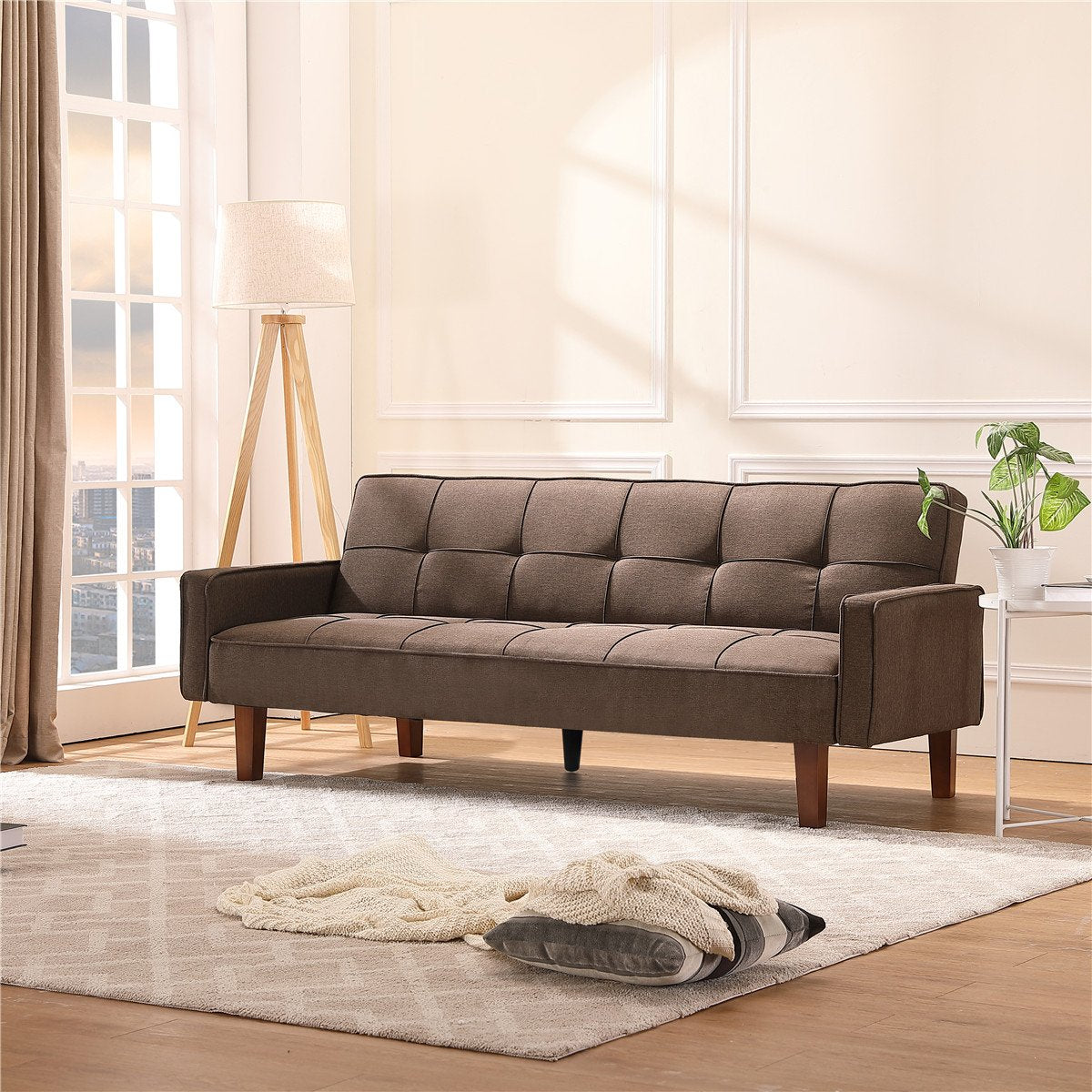 Brown Sofa bed – AURORAE