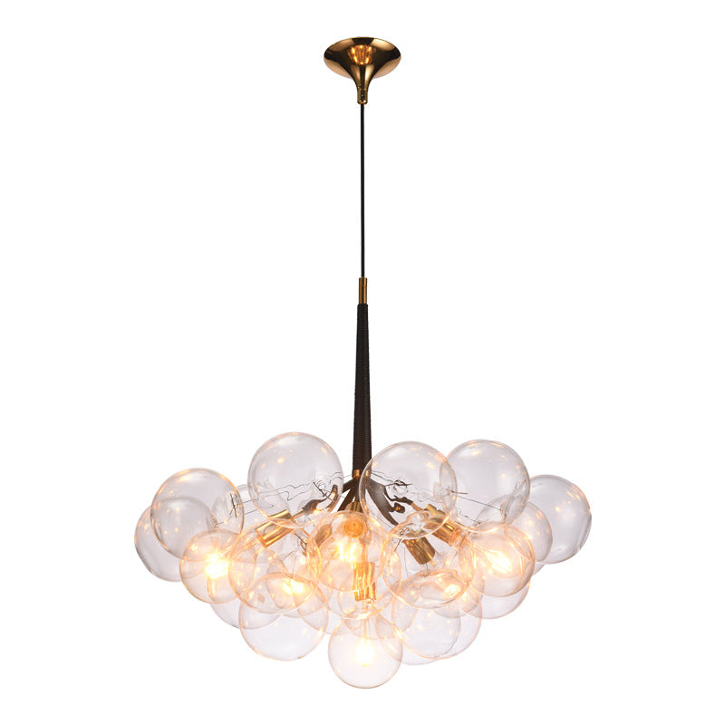 glass bubble pendant lights for foyer