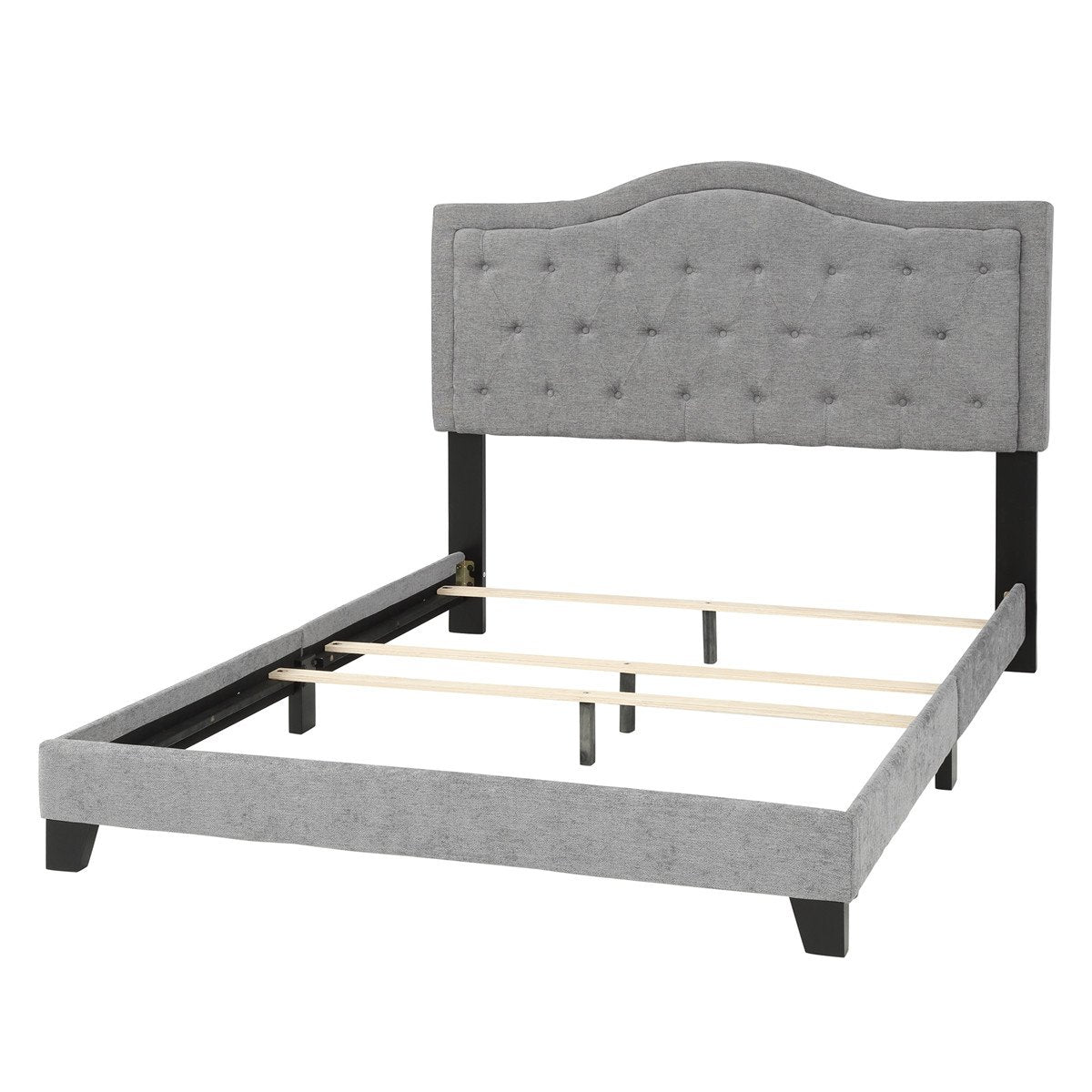 Classic style Upholstered Linen Bed Frame | Queen – AURORAE