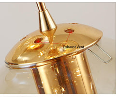 clear glass pendant light with multi pendants