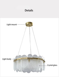 Thumbnail for Crystal Glass Chandelier Lighting