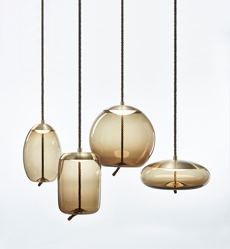 Art Glass Pendant Light | Modern Mini LED | Aurorae