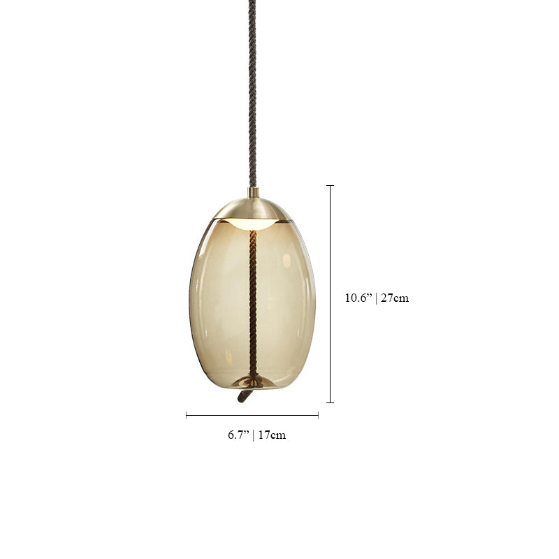 Art Glass Pendant Light | Modern Mini LED | Aurorae