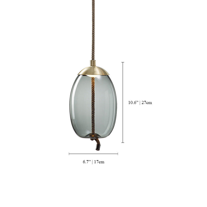 Art Glass Pendant Light | Modern Mini LED | Aurorae