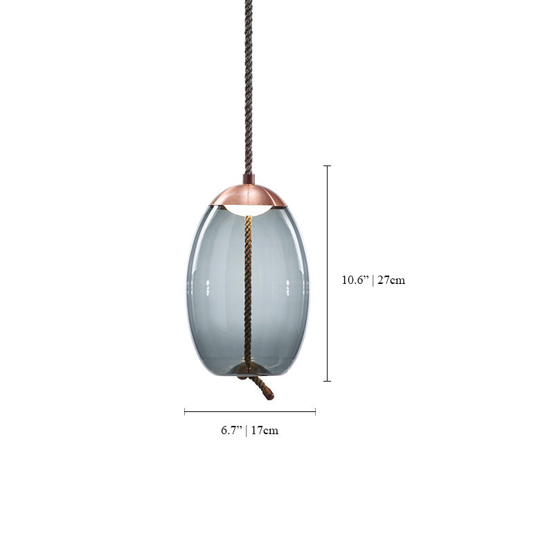 Art Glass Pendant Light | Modern Mini LED | Aurorae