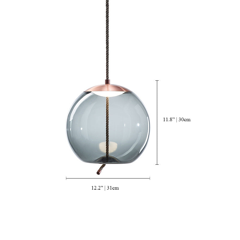 Art Glass Pendant Light | Modern Mini LED | Aurorae