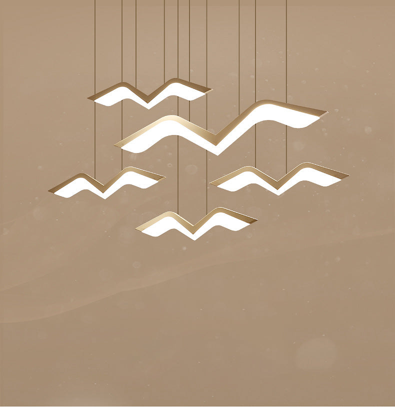 Freedom Petrel LED Chandelier | Modern Wing | Aurorae