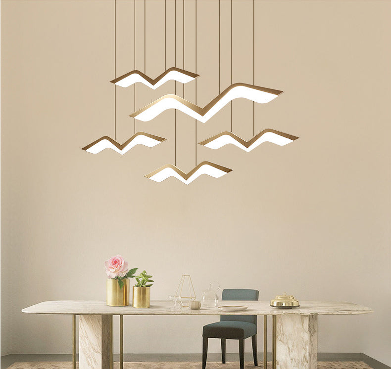 Freedom Petrel LED Chandelier | Modern Wing | Aurorae