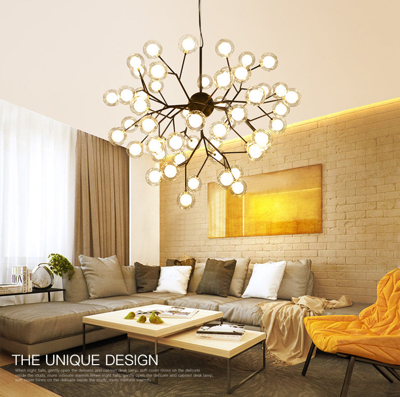 Glass Bubble Ball Tree Light | LED Branch | Aurorae