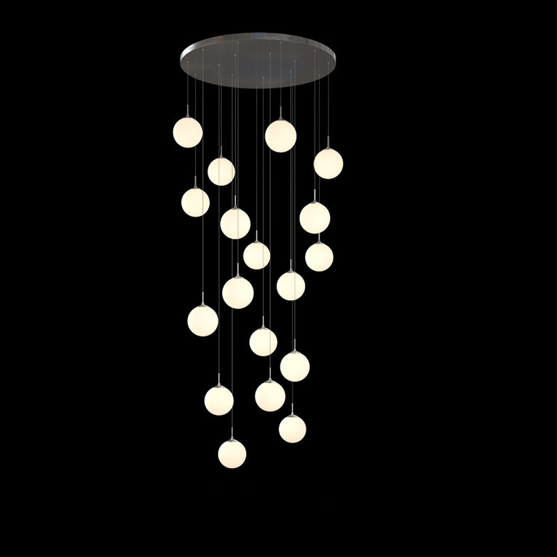 Stairway chandelier