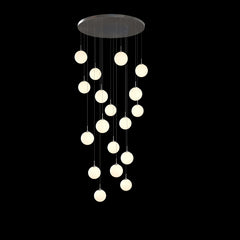 Stairway chandelier