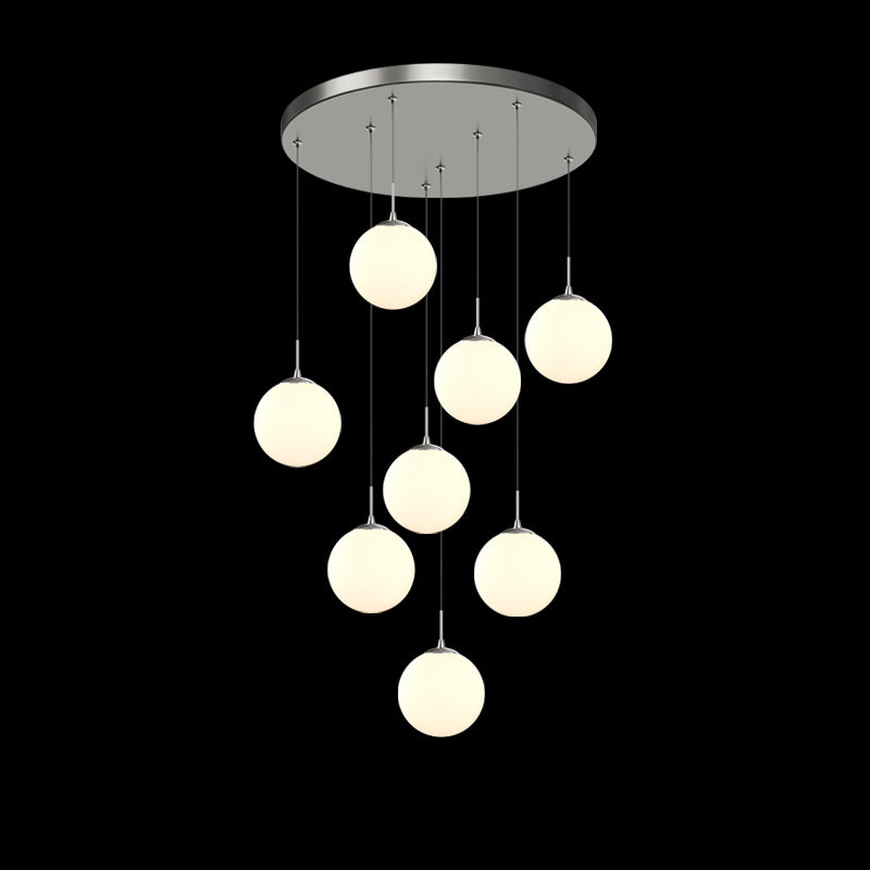 Stairway lighting hanging