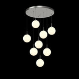 Stairway lighting hanging