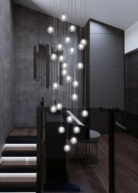 Thumbnail for clear glass chandelier for foyer