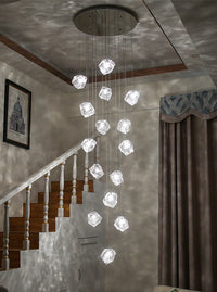 Thumbnail for staircase pendant light in chrome