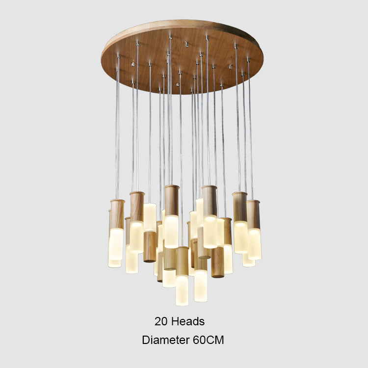 Grow Stick Pendant Light | Wooden LED Modern | Aurorae