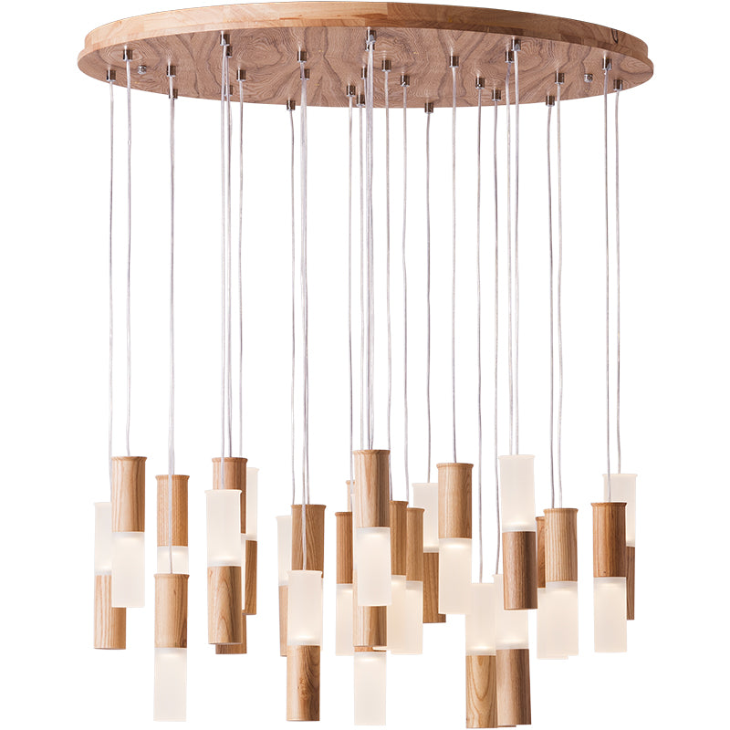 Grow Stick Pendant Light | Wooden LED Modern | Aurorae