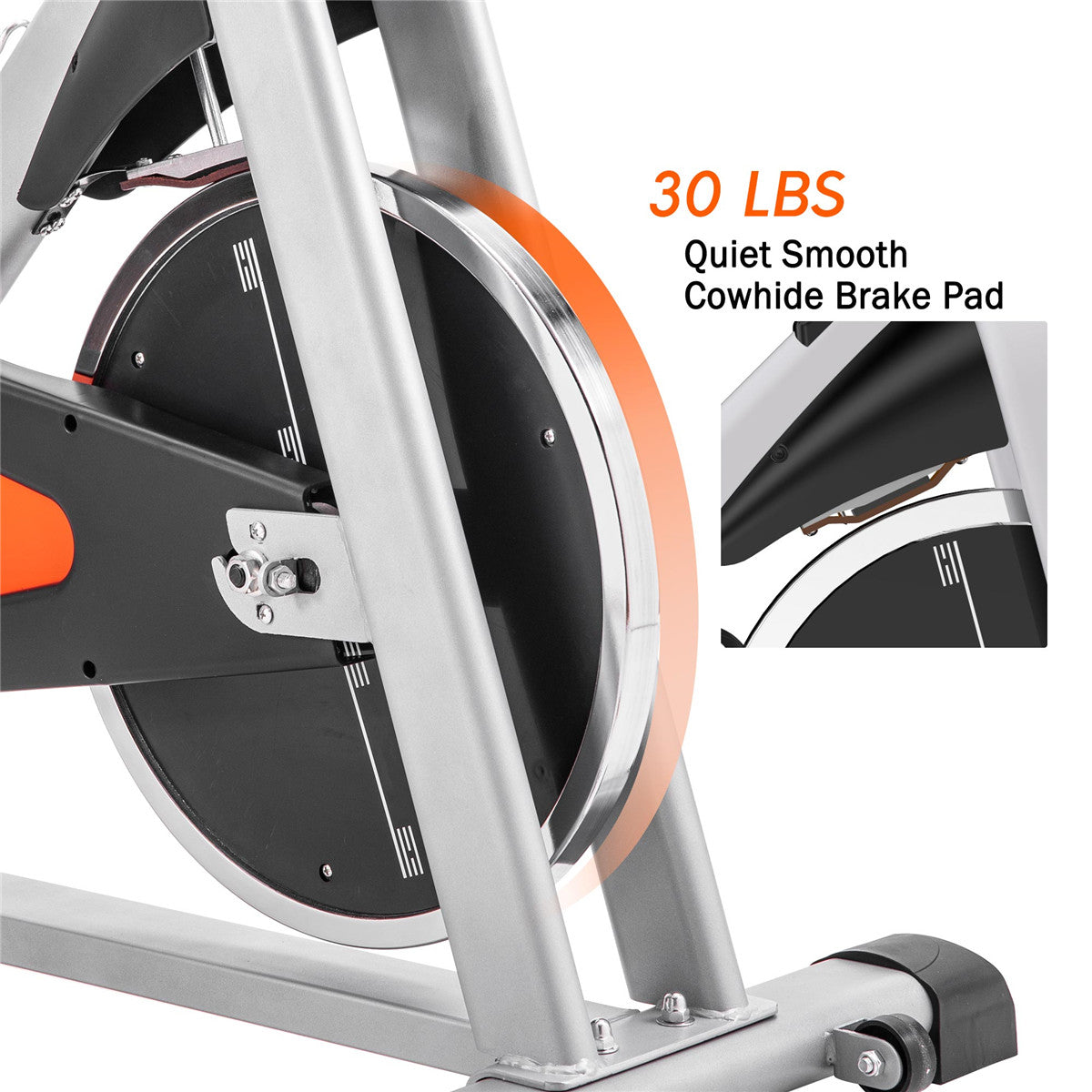 Indoor Cycling Bike Stationary | Belt Driven Smooth Exercise Bike with Oversize Soft Saddle