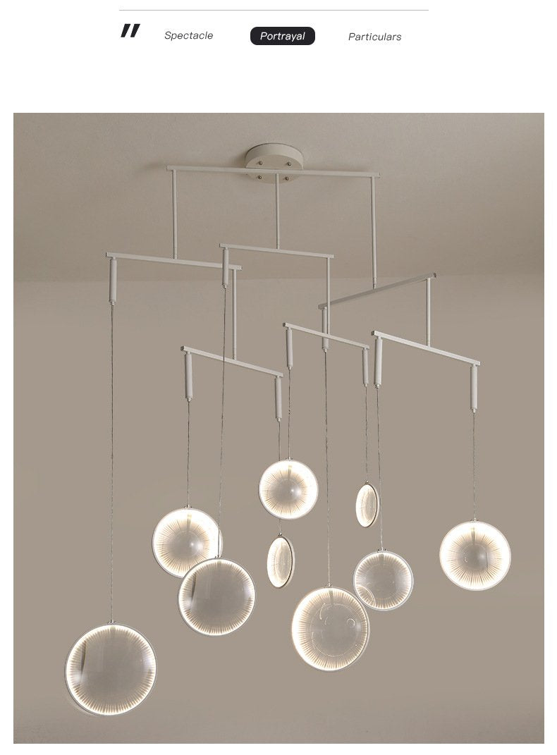 Lenses Pendant Light | Modern Glass Multi-Light | Aurorae