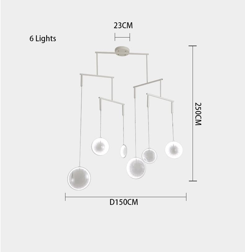 Lenses Pendant Light | Modern Glass Multi-Light | Aurorae