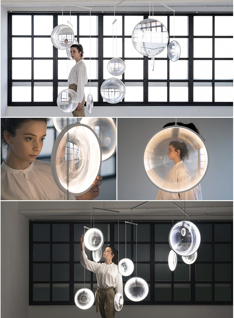 Lenses Pendant Light | Modern Glass Multi-Light | Aurorae