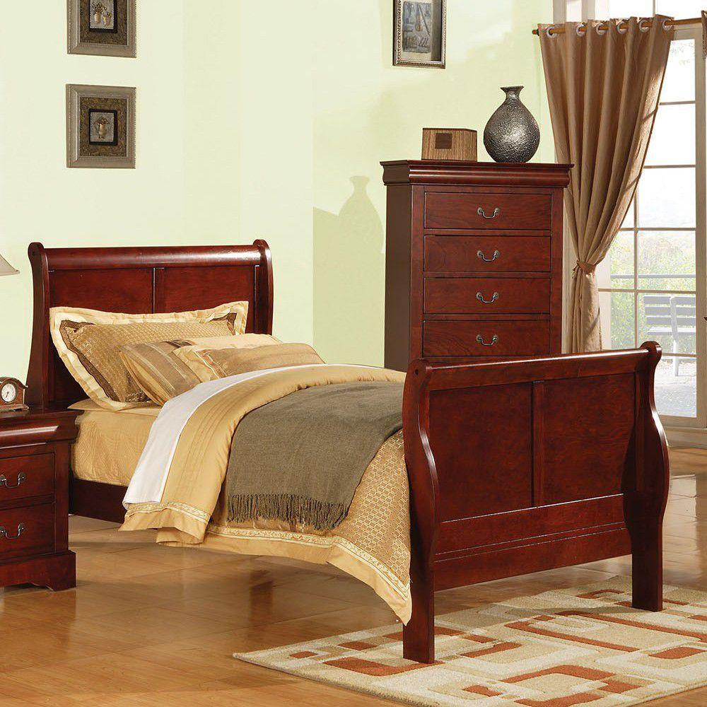 Louis Philippe III Full Bed in Cherry