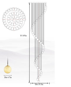Staircase lighting ideas chandeliers