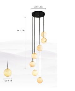 Modern staircase lighting