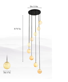 stairway lighting pendant