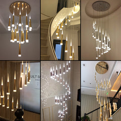 Stairway lighting hanging