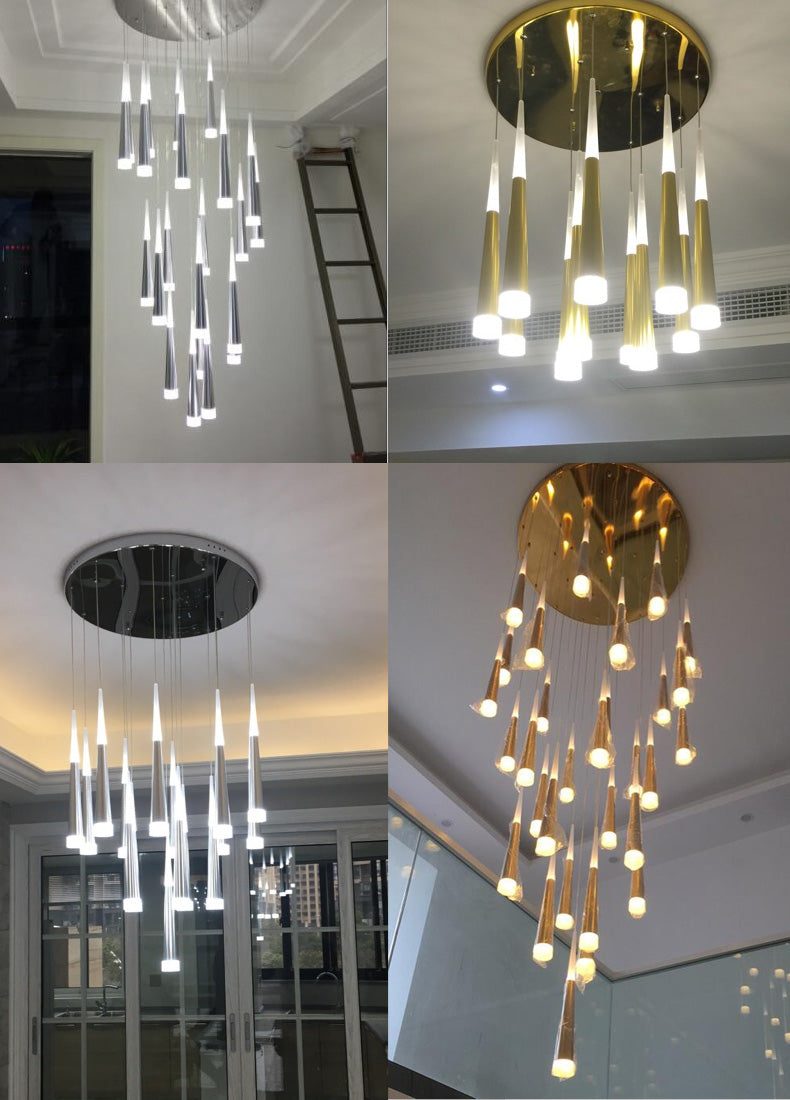 Entry lighting high ceiling