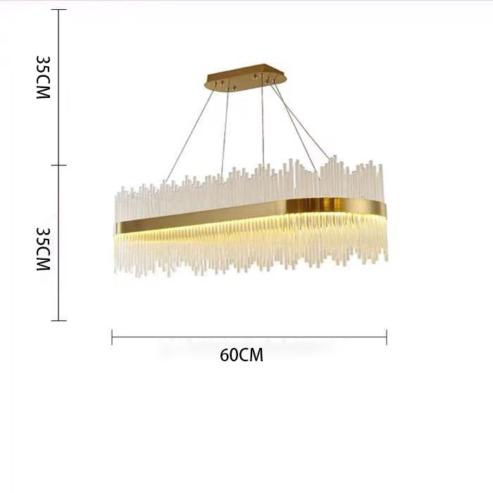 Modern Crystal Round Chandelier | Gold LED | Aurorae