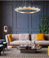 Modern Crystal Polygonal Chandelier | Geometric LED | Aurorae