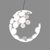 Moon LED Chandelier | Modern Industrial Ring | Aurorae