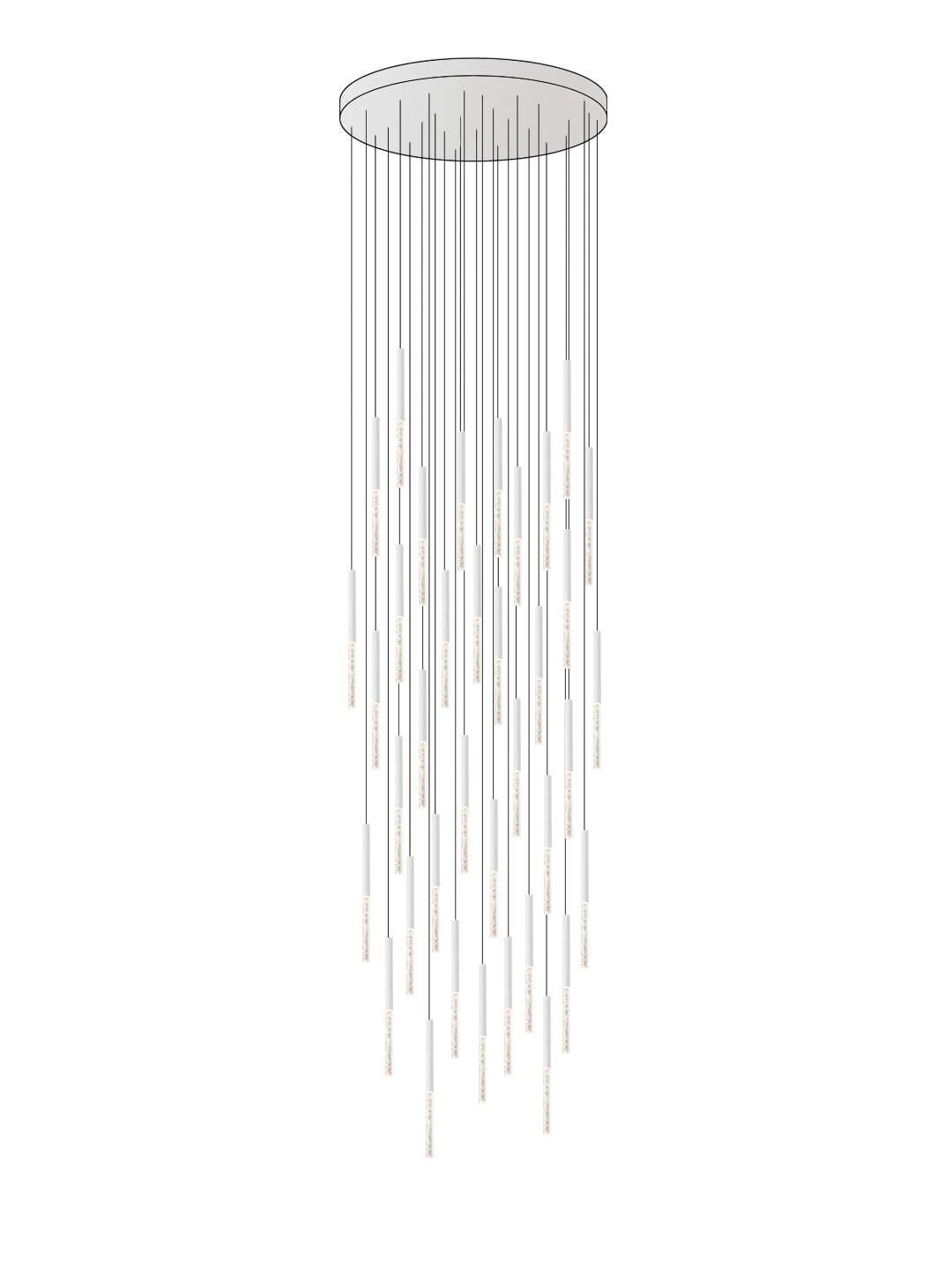 Multi-Pendant Crystal Chandelier | LED Cluster | Aurorae