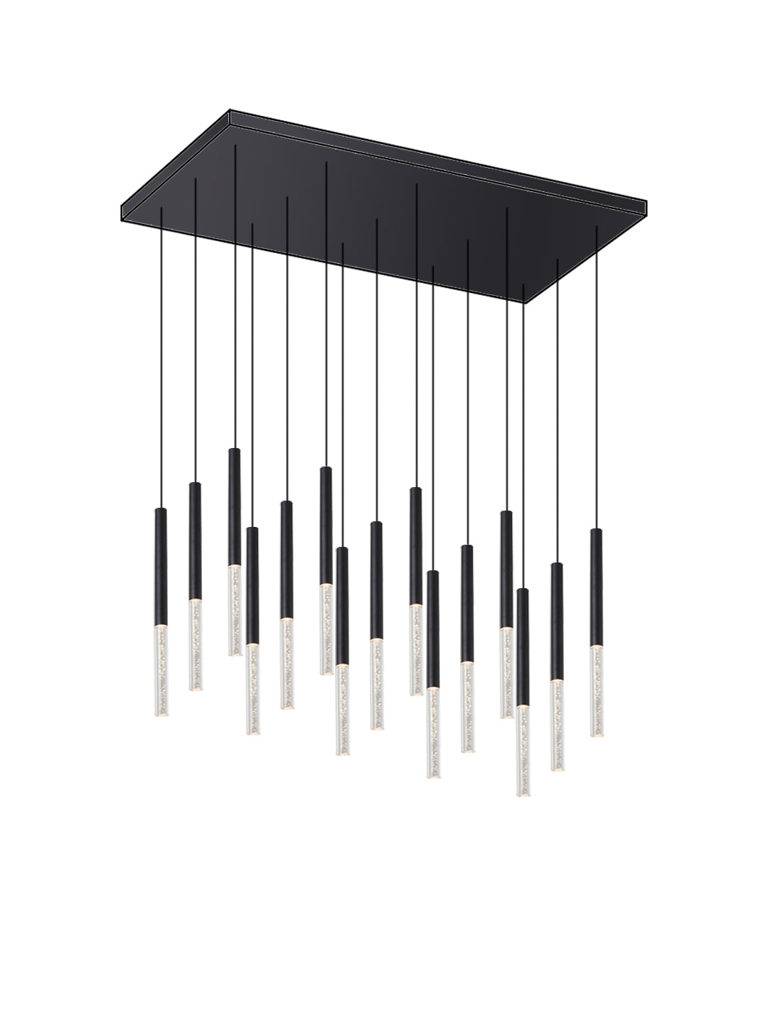 Multi-Pendant Crystal Chandelier | LED Cluster | Aurorae