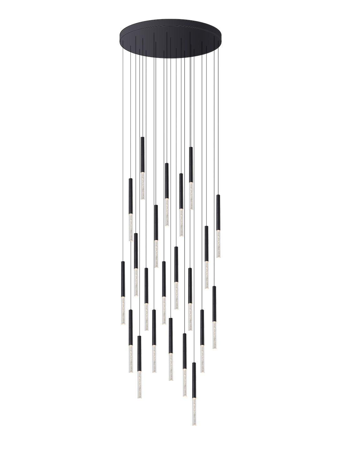 Multi-Pendant Crystal Chandelier | LED Cluster | Aurorae