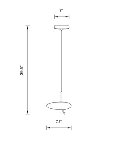 mini white pendant light