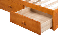 Thumbnail for Platform Storage Bed with 3 Drawers Storage Twin Size