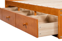 Thumbnail for Platform Storage Bed with 3 Drawers Storage Twin Size